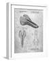 PP637-Slate Bicycle Seat Patent Poster-Cole Borders-Framed Giclee Print