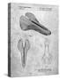 PP637-Slate Bicycle Seat Patent Poster-Cole Borders-Stretched Canvas