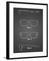 PP640-Black Grid Two Face Prizm Oakley Sunglasses Patent Poster-Cole Borders-Framed Giclee Print