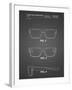 PP640-Black Grid Two Face Prizm Oakley Sunglasses Patent Poster-Cole Borders-Framed Giclee Print