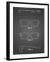 PP640-Black Grid Two Face Prizm Oakley Sunglasses Patent Poster-Cole Borders-Framed Giclee Print