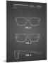 PP640-Black Grid Two Face Prizm Oakley Sunglasses Patent Poster-Cole Borders-Mounted Giclee Print