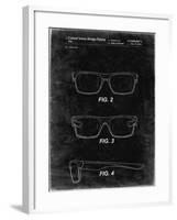 PP640-Black Grunge Two Face Prizm Oakley Sunglasses Patent Poster-Cole Borders-Framed Giclee Print