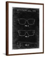 PP640-Black Grunge Two Face Prizm Oakley Sunglasses Patent Poster-Cole Borders-Framed Giclee Print