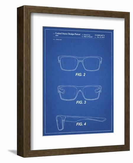 PP640-Blueprint Two Face Prizm Oakley Sunglasses Patent Poster-Cole Borders-Framed Giclee Print