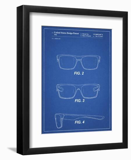 PP640-Blueprint Two Face Prizm Oakley Sunglasses Patent Poster-Cole Borders-Framed Giclee Print