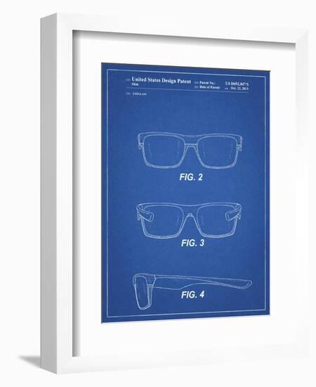 PP640-Blueprint Two Face Prizm Oakley Sunglasses Patent Poster-Cole Borders-Framed Giclee Print