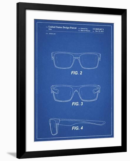 PP640-Blueprint Two Face Prizm Oakley Sunglasses Patent Poster-Cole Borders-Framed Giclee Print