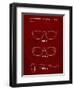 PP640-Burgundy Two Face Prizm Oakley Sunglasses Patent Poster-Cole Borders-Framed Giclee Print