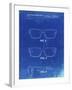 PP640-Faded Blueprint Two Face Prizm Oakley Sunglasses Patent Poster-Cole Borders-Framed Giclee Print
