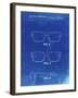 PP640-Faded Blueprint Two Face Prizm Oakley Sunglasses Patent Poster-Cole Borders-Framed Giclee Print