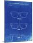 PP640-Faded Blueprint Two Face Prizm Oakley Sunglasses Patent Poster-Cole Borders-Mounted Giclee Print