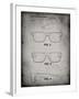 PP640-Faded Grey Two Face Prizm Oakley Sunglasses Patent Poster-Cole Borders-Framed Giclee Print