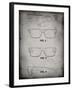 PP640-Faded Grey Two Face Prizm Oakley Sunglasses Patent Poster-Cole Borders-Framed Giclee Print