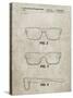 PP640-Sandstone Two Face Prizm Oakley Sunglasses Patent Poster-Cole Borders-Stretched Canvas