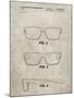 PP640-Sandstone Two Face Prizm Oakley Sunglasses Patent Poster-Cole Borders-Mounted Giclee Print