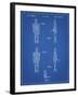 PP646-Blueprint Star Wars IG-88 Assassin Droid Patent Wall Art Poster-Cole Borders-Framed Giclee Print