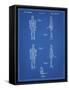 PP646-Blueprint Star Wars IG-88 Assassin Droid Patent Wall Art Poster-Cole Borders-Framed Stretched Canvas