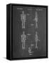 PP646-Chalkboard Star Wars IG-88 Assassin Droid Patent Wall Art Poster-Cole Borders-Framed Stretched Canvas
