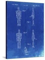 PP646-Faded Blueprint Star Wars IG-88 Assassin Droid Patent Wall Art Poster-Cole Borders-Stretched Canvas