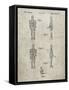 PP646-Sandstone Star Wars IG-88 Assassin Droid Patent Wall Art Poster-Cole Borders-Framed Stretched Canvas