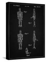 PP646-Vintage Black Star Wars IG-88 Assassin Droid Patent Wall Art Poster-Cole Borders-Stretched Canvas