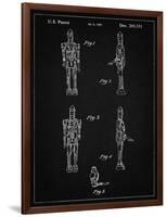 PP646-Vintage Black Star Wars IG-88 Assassin Droid Patent Wall Art Poster-Cole Borders-Framed Premium Giclee Print