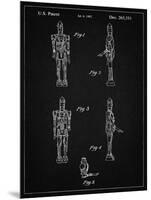 PP646-Vintage Black Star Wars IG-88 Assassin Droid Patent Wall Art Poster-Cole Borders-Mounted Premium Giclee Print