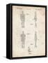 PP646-Vintage Parchment Star Wars IG-88 Assassin Droid Patent Wall Art Poster-Cole Borders-Framed Stretched Canvas