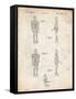PP646-Vintage Parchment Star Wars IG-88 Assassin Droid Patent Wall Art Poster-Cole Borders-Framed Stretched Canvas