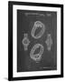 PP651-Chalkboard Luxury Watch Patent Poster-Cole Borders-Framed Giclee Print