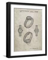 PP651-Sandstone Luxury Watch Patent Poster-Cole Borders-Framed Giclee Print