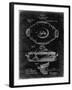 PP657-Black Grunge Haviland Covered Serving Dish Canvas Art-Cole Borders-Framed Giclee Print