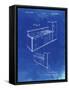 PP659-Faded Blueprint Kitchen Cabinets Poster-Cole Borders-Framed Stretched Canvas