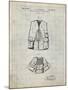 PP661-Antique Grid Parchment Hunting and Fishing Vest Patent Poster-Cole Borders-Mounted Giclee Print