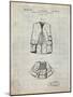 PP661-Antique Grid Parchment Hunting and Fishing Vest Patent Poster-Cole Borders-Mounted Giclee Print