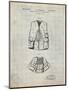 PP661-Antique Grid Parchment Hunting and Fishing Vest Patent Poster-Cole Borders-Mounted Giclee Print