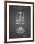 PP661-Black Grid Hunting and Fishing Vest Patent Poster-Cole Borders-Framed Giclee Print