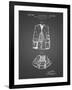 PP661-Black Grid Hunting and Fishing Vest Patent Poster-Cole Borders-Framed Giclee Print