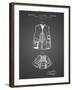 PP661-Black Grid Hunting and Fishing Vest Patent Poster-Cole Borders-Framed Giclee Print