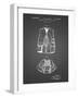 PP661-Black Grid Hunting and Fishing Vest Patent Poster-Cole Borders-Framed Giclee Print