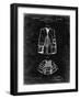 PP661-Black Grunge Hunting and Fishing Vest Patent Poster-Cole Borders-Framed Giclee Print