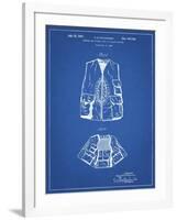 PP661-Blueprint Hunting and Fishing Vest Patent Poster-Cole Borders-Framed Giclee Print