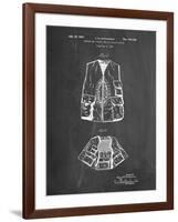 PP661-Chalkboard Hunting and Fishing Vest Patent Poster-Cole Borders-Framed Giclee Print