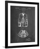 PP661-Chalkboard Hunting and Fishing Vest Patent Poster-Cole Borders-Framed Giclee Print