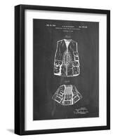 PP661-Chalkboard Hunting and Fishing Vest Patent Poster-Cole Borders-Framed Giclee Print