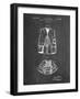 PP661-Chalkboard Hunting and Fishing Vest Patent Poster-Cole Borders-Framed Giclee Print