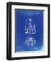 PP661-Faded Blueprint Hunting and Fishing Vest Patent Poster-Cole Borders-Framed Giclee Print