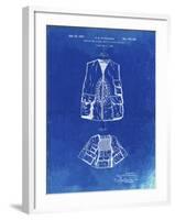 PP661-Faded Blueprint Hunting and Fishing Vest Patent Poster-Cole Borders-Framed Giclee Print