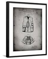 PP661-Faded Grey Hunting and Fishing Vest Patent Poster-Cole Borders-Framed Giclee Print